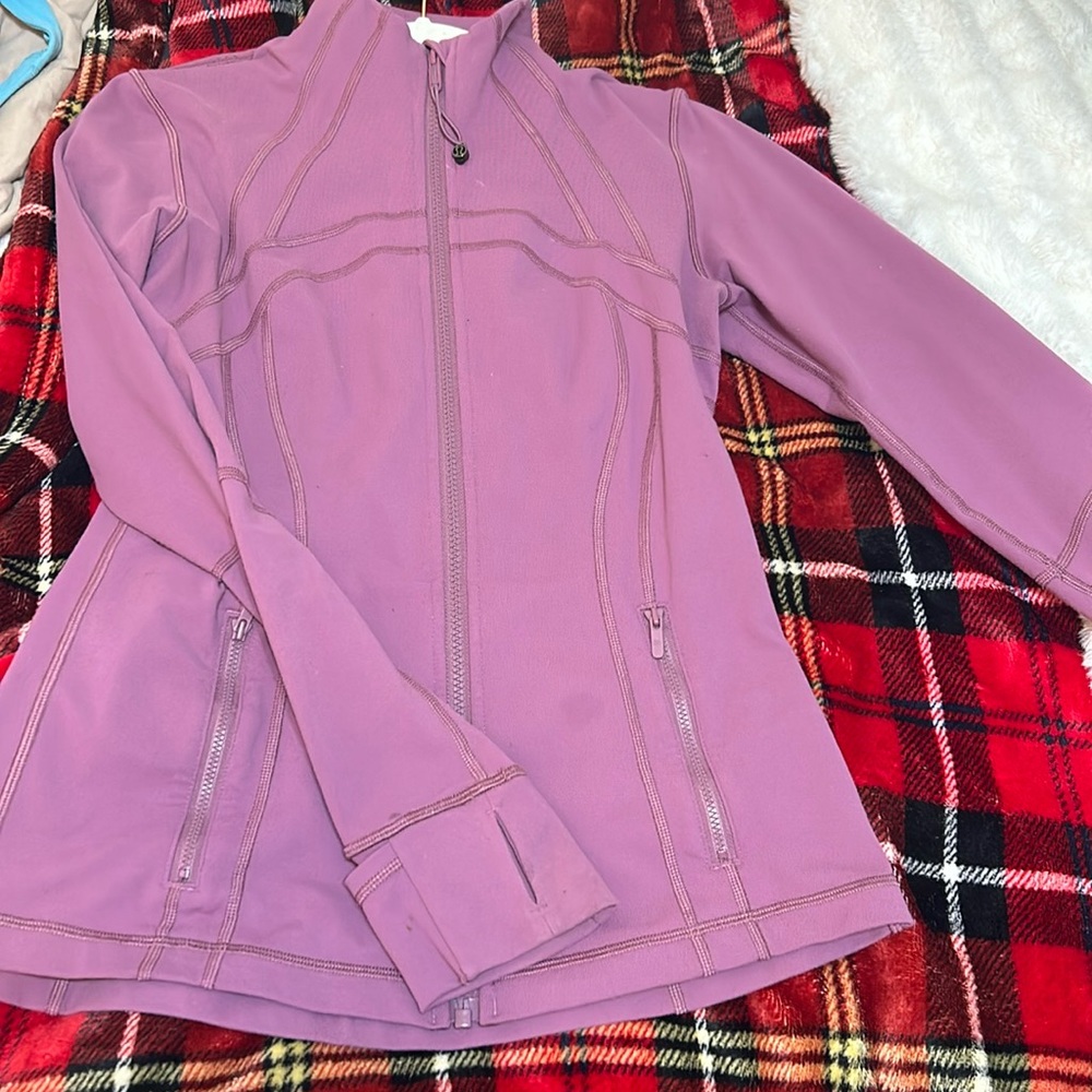 Lululemon define jacket in vintage plum